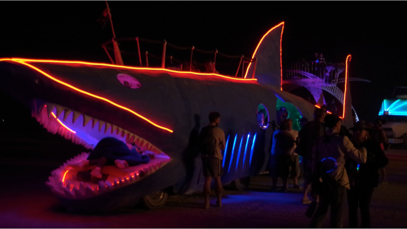 Illustration for article titled Disco Fish and Snails on Wheels: The Amazing Vehicles of Burning Man 2012